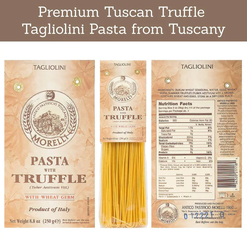 Tagliolini Pasta with Truffle-Morelli