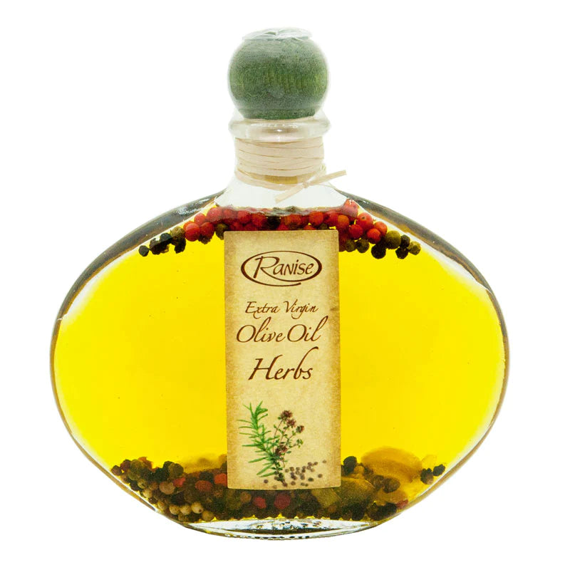 Ranise Herb Infused Extra Virgin Olive Oil 'Condimento alle Erbe', Liguria, 6.76 fl oz