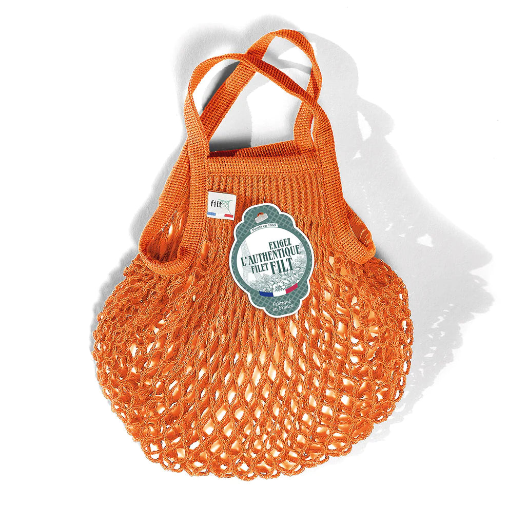 Filt Orange Cotton Shopper Bag - Medium