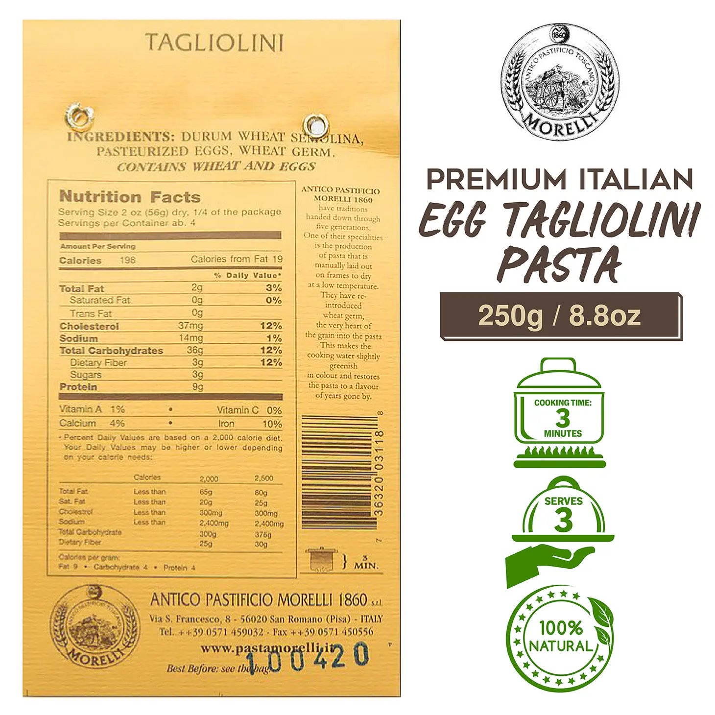 Egg Tagliolini by Morelli