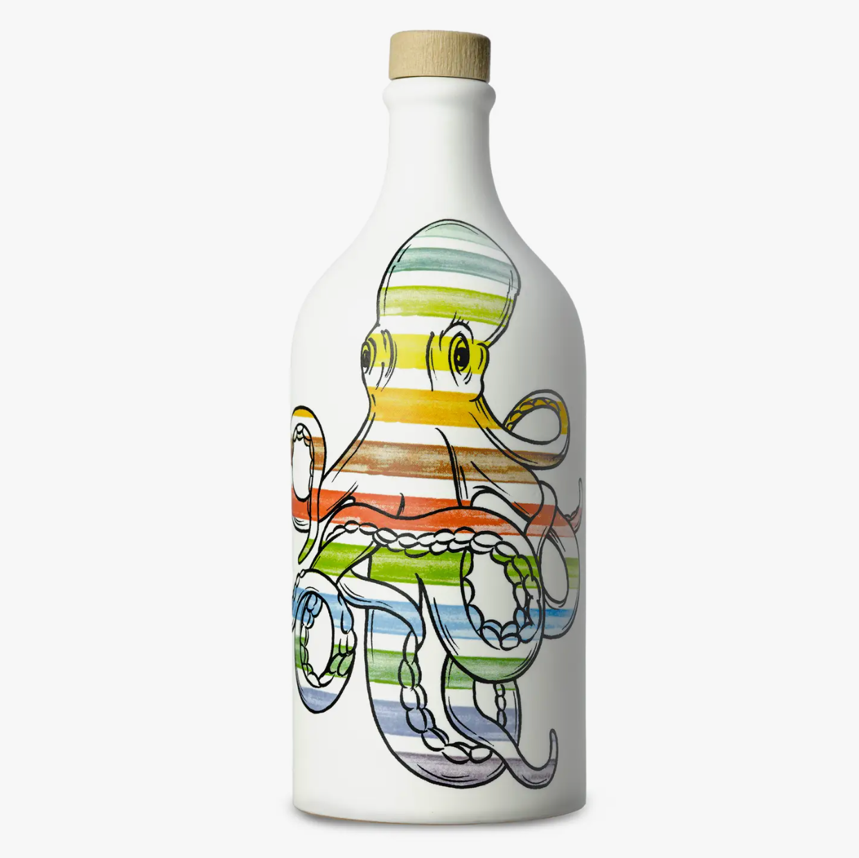Peranzana Extra Virgin Olive Oil-Octopus Ceramic By Muraglia