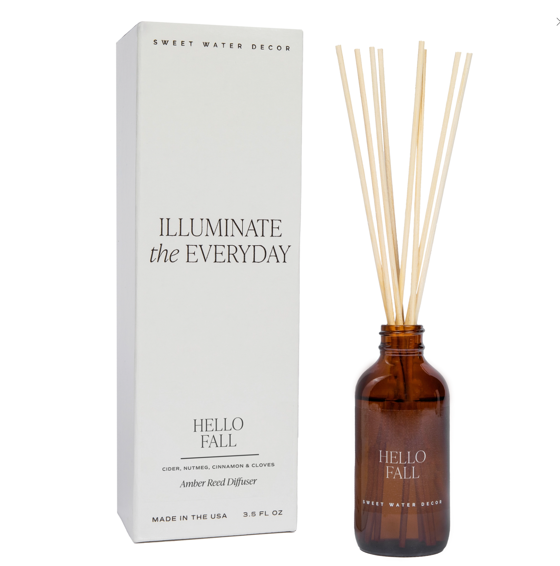 Hello Fall Amber Reed Diffuser - Home Decor & Gifts