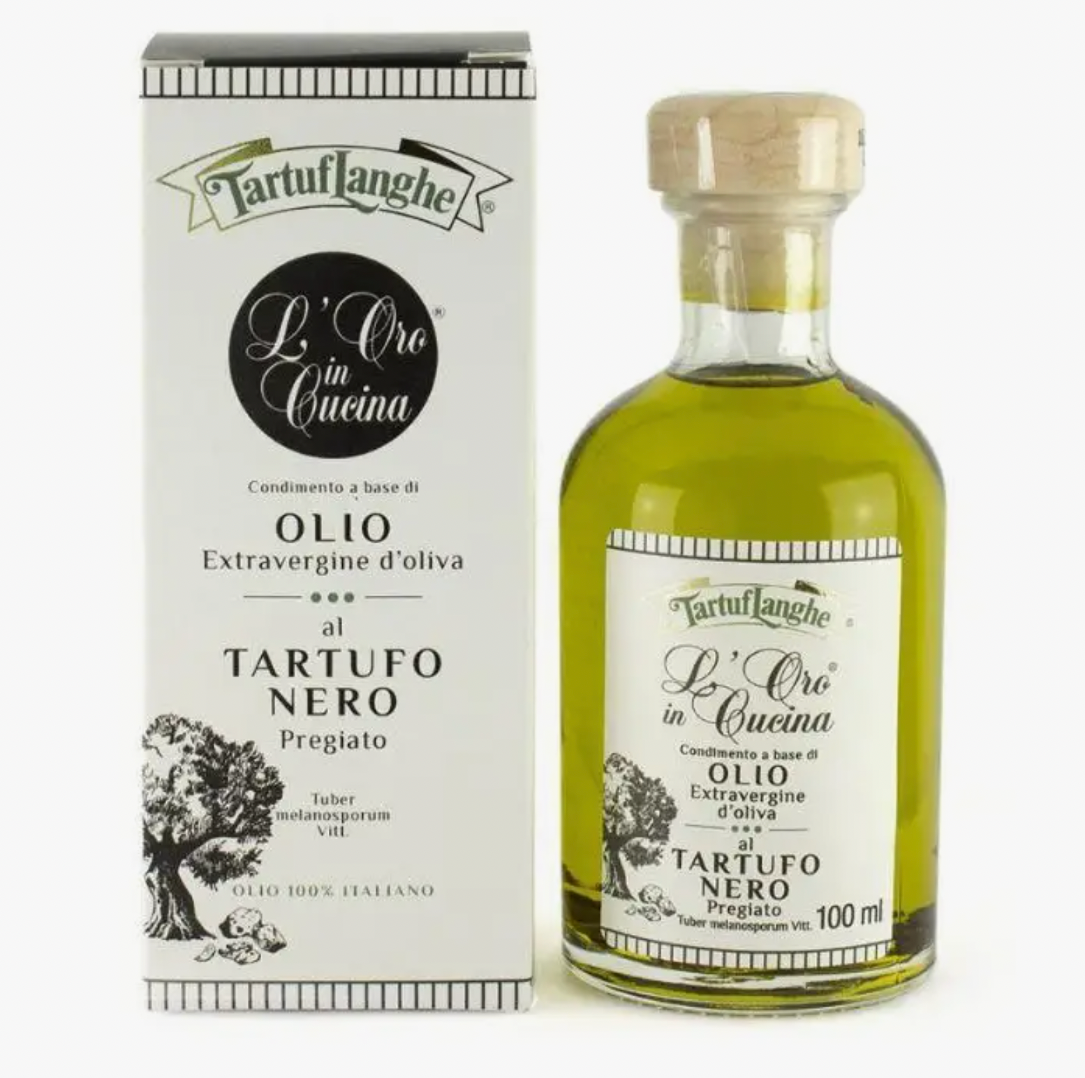 Black Truffle Extra Virgin Olive Oil By Tartuflanghe