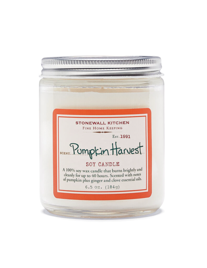 Pumpkin Harvest Soy Candle Stonewall