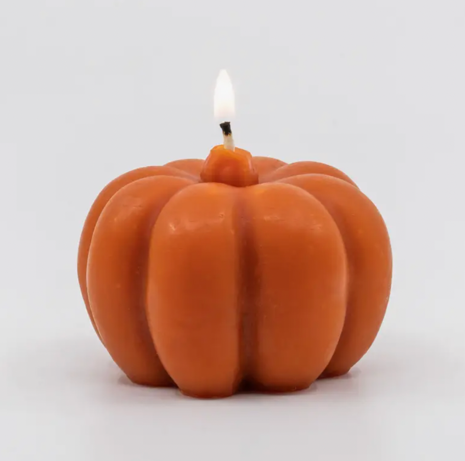 Beeswax Pumpkin Candle - Large