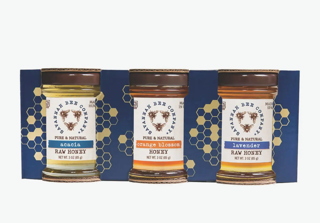 Artisanal Honey Sampler-3 pk 3 oz jars