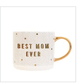 Best Mom Ever Gold Handle Coffee Mug