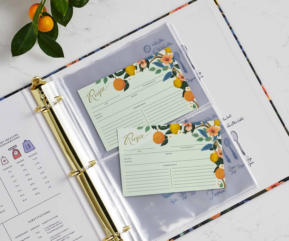 Recipe Cards Citrus Grove