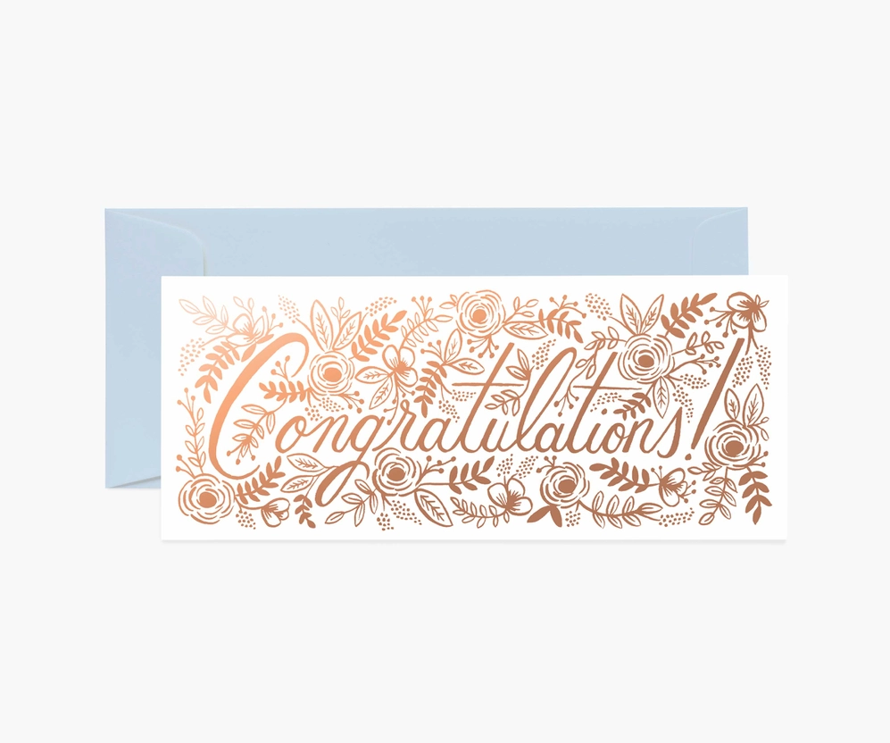 Cut Paper Congratulations! #10 card