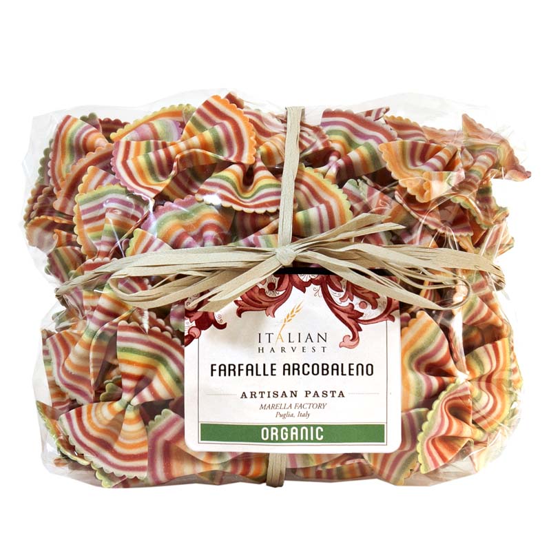 Farfalle Arcobaleno Rainbow Bowties by Marella: Organic