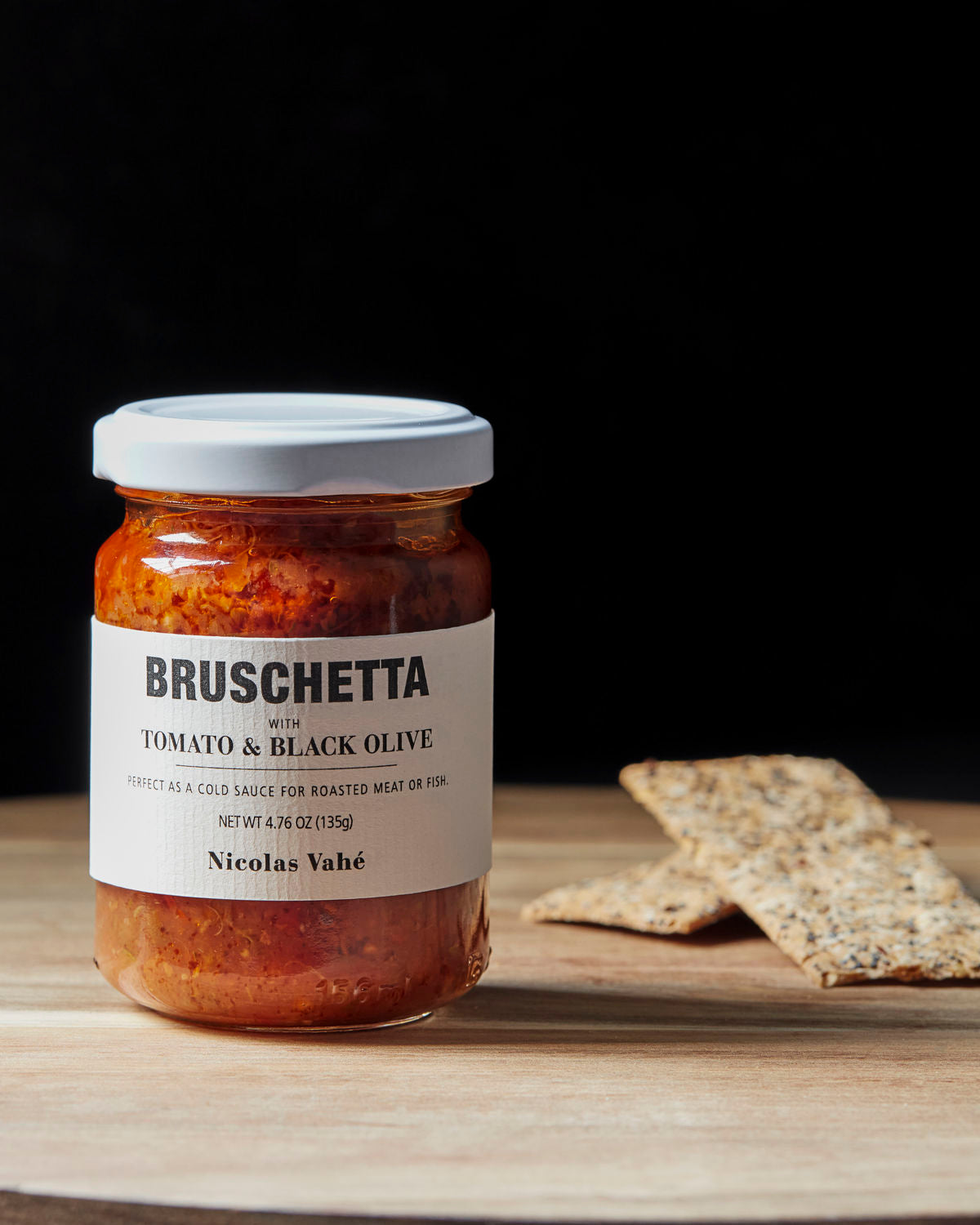 Bruschetta, Tomato and Taggiasca Olives by Nicolas Vahe