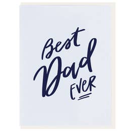 Best Dad Ever - Blue Card