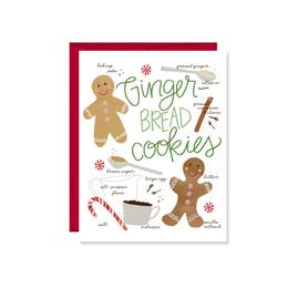 Gingerbread Cookie Holiday Card