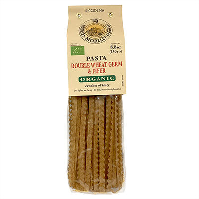 Ricciolina (Frilly Long Strips) with Double Wheat Germ: Organic