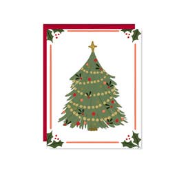 Christmas Tree, Happy Holidays, Christmas, Greeting card