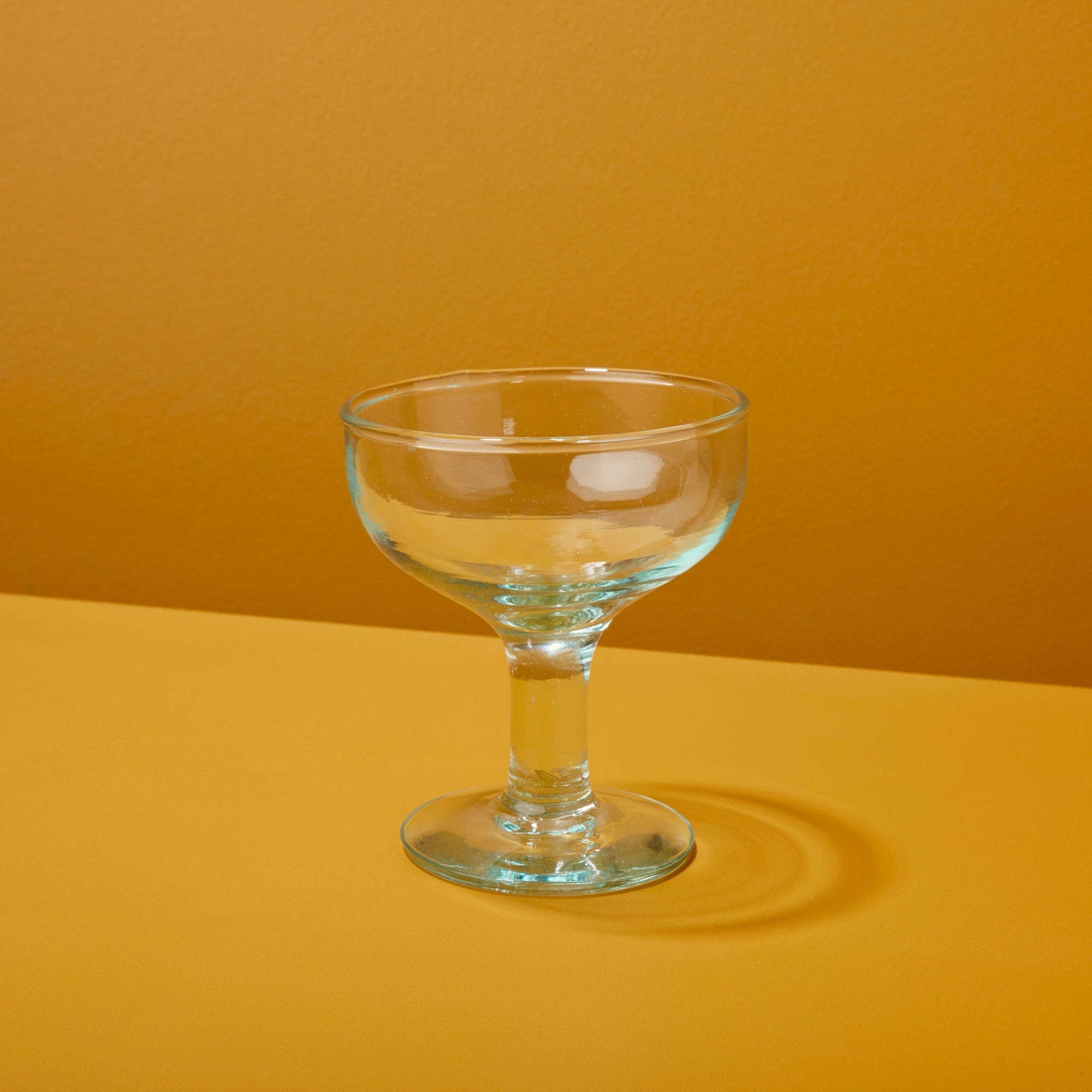 Recycled Coupe Glass