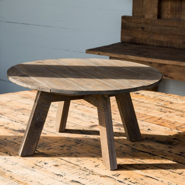 Round Wooden Table Riser