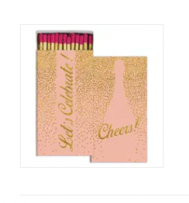 Matches - Cheers - Gold Foil