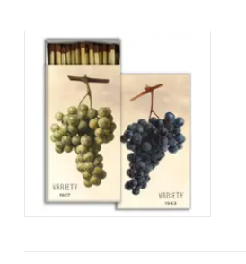 Matches - Grape Varieties  Multi, Match Stick, Paper
