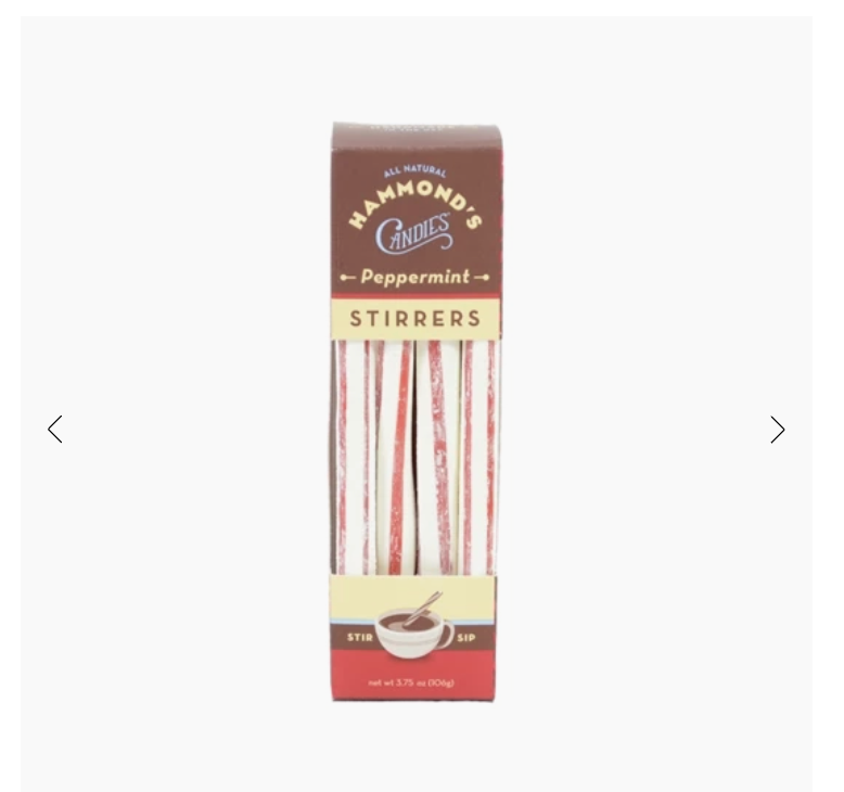 Natural Peppermint Cocoa Stirrers